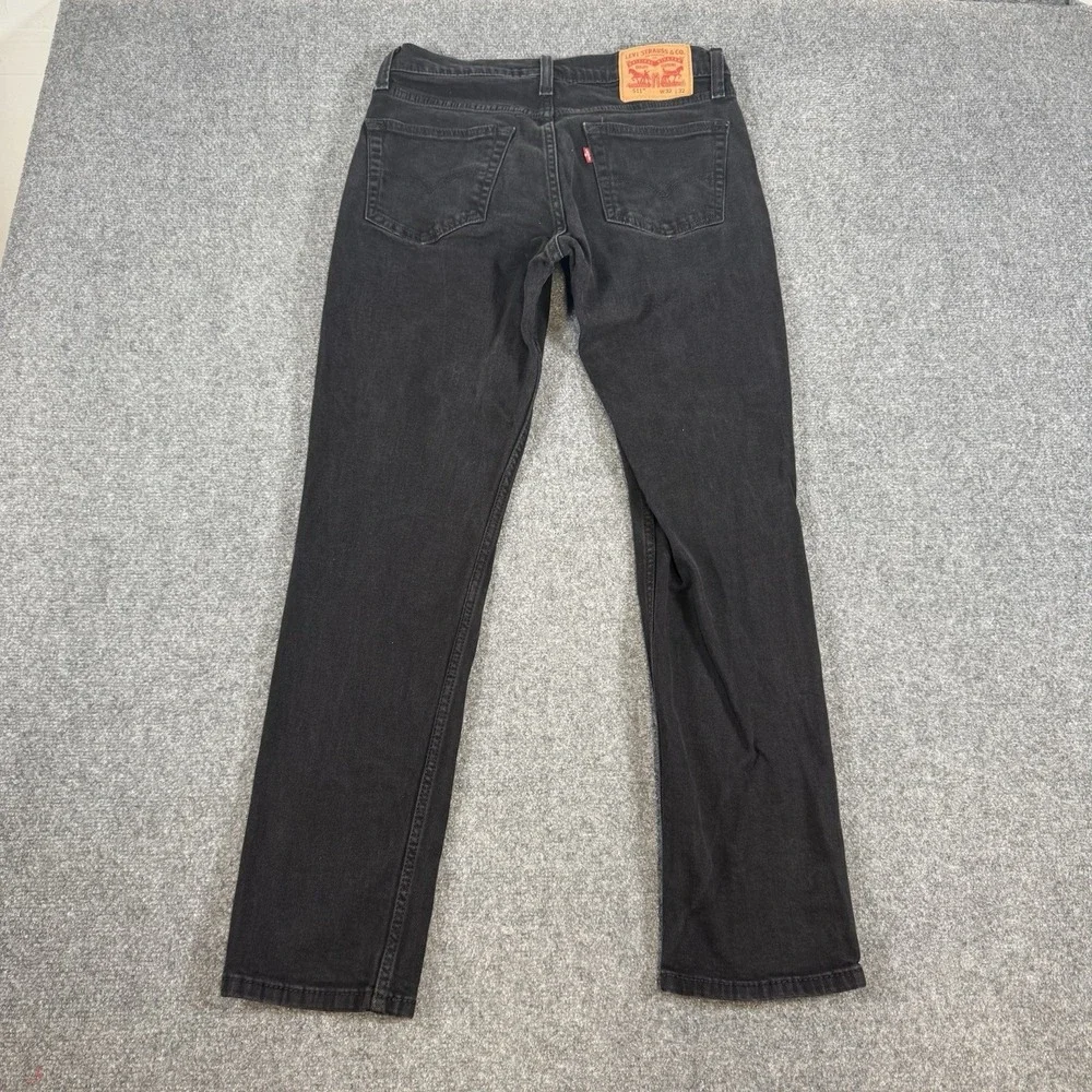 Levi's Jeans‎ Mens 32x32 (Fits 30x29) Black 511 Slim Fit Denim Stretch